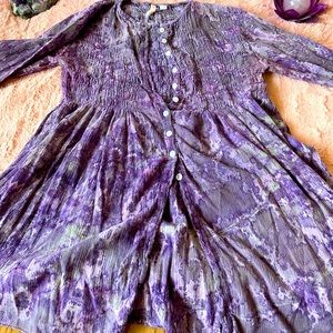 Long Sleeved Flare Open Top